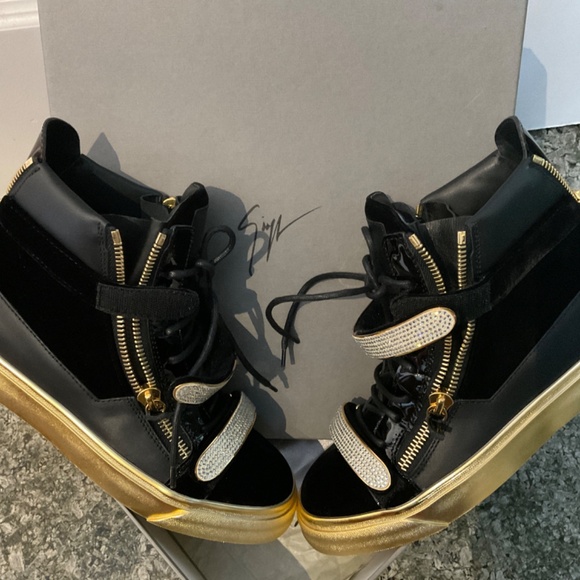 Giuseppe Zanotti Swarovski Crystal Straps Sneakers - Picture 7 of 7